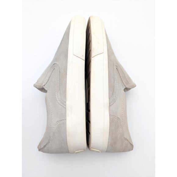 Vince Fairfax Suede Slip-On Sneaker Shoes Round Toe Men's Smoke Size US8M EU41 - Picture 10 of 12